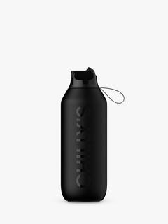 Chilly's Series 2 Flip Insulated Stainless Steel Drinks Bottle, 500ml, Abyss Black