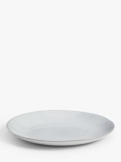 Nosse Ceramics Smooth Stoneware Dinner Plate, 28cm - view 2, Grey