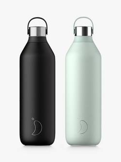 Chilly's Series 2 Insulated Leak-Proof Drinks Bottle, 1L - view 2, Black