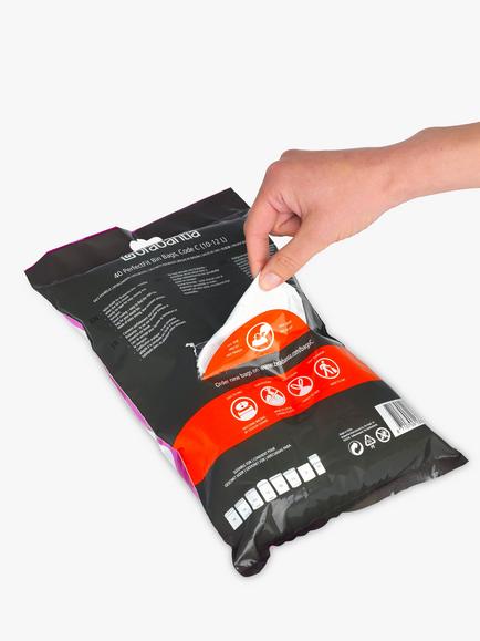 Brabantia PerfectFit Bin Liners, Size C (10-12L), Pack of 40 - view 2, White