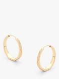 Tutti & Co Amble Textured Hoop Earrings