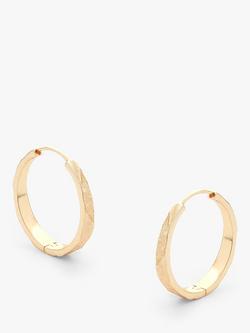 Tutti Amble Textured Hoop Earrings, Gold