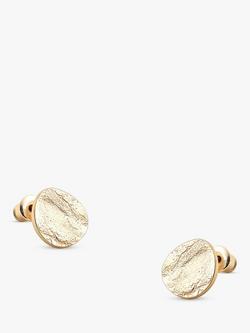 Tutti Frost Textured Stud Earrings, Gold