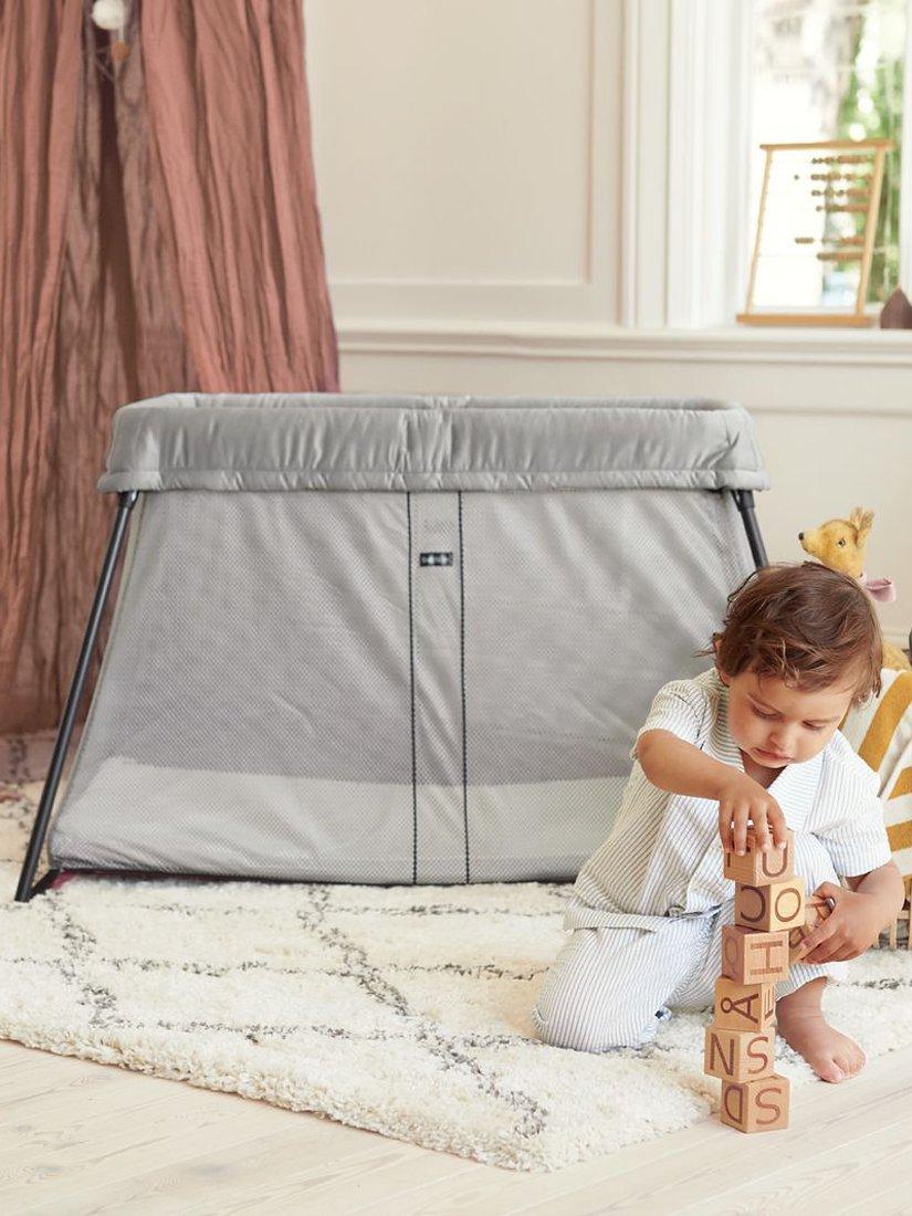 BabyBjorn Travel Cot Light Silver