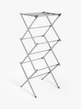 John Lewis Extendable Clothes Airer, Grey