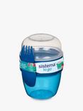 Sistema To-Go Snack Capsule & Spork, 515ml, Assorted