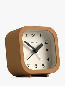 Jones Clocks Bob Analogue Alarm Clock - view 2, Yellow