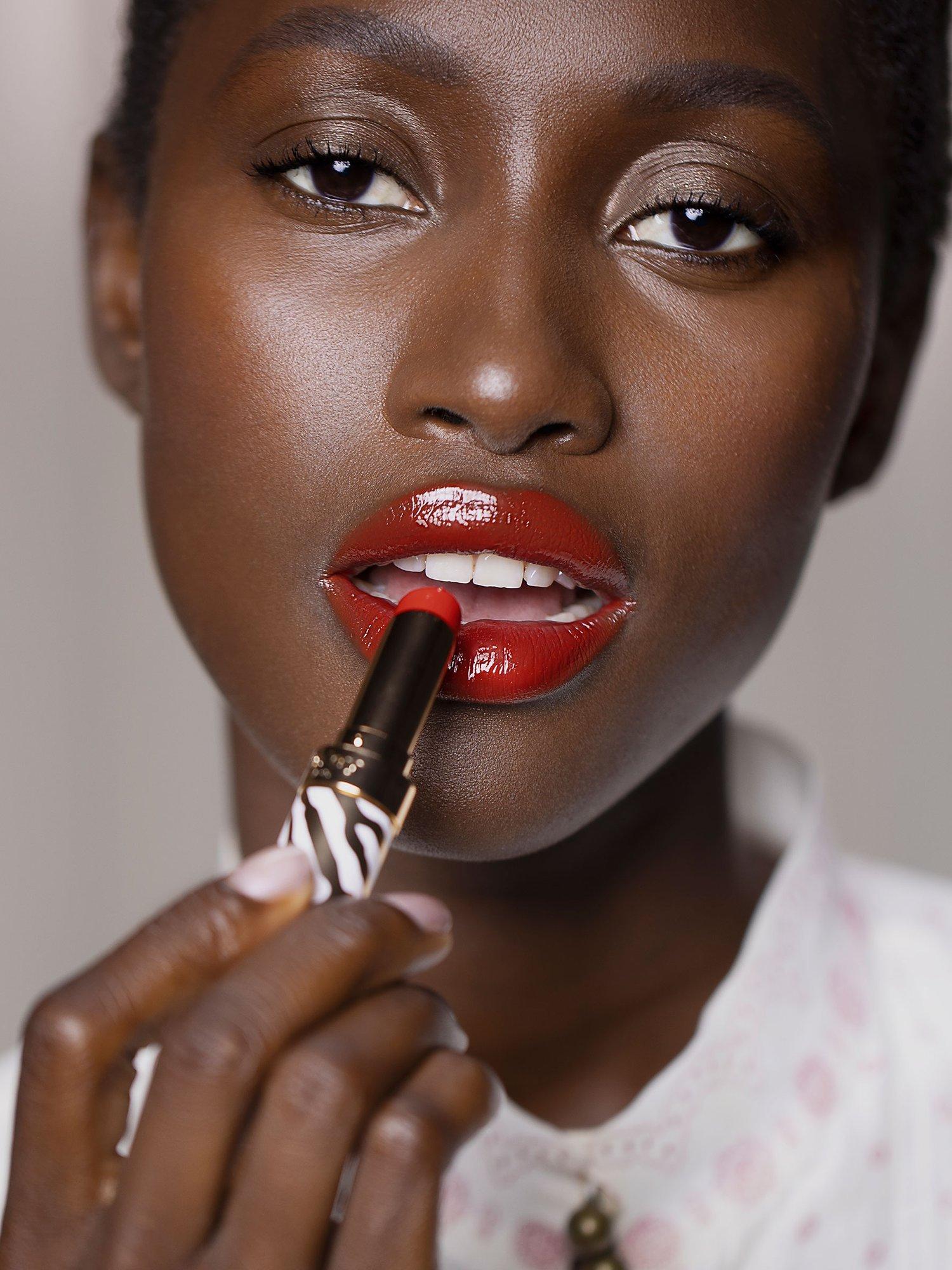 Product image 5 of 6, which shows Sisley-Paris Phyto-Rouge Shine Lipstick, 30 Sheer Coral