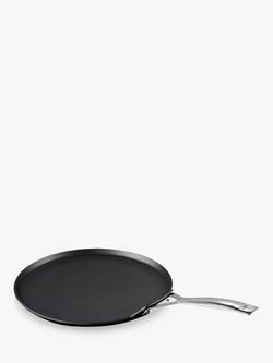 Le Creuset Toughened Non-Stick Crepe Pan, 28cm, Black