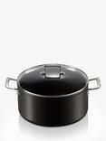 Le Creuset Toughened Non-Stick Deep Casserole & Glass Lid, 28cm