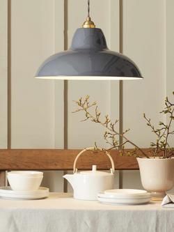 Anglepoise Original 1227 Midi Wide Pendant Ceiling Light, Elephant Grey