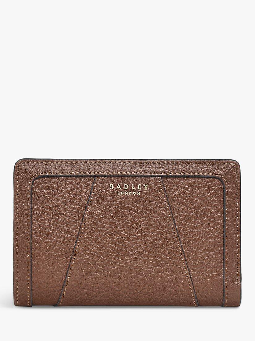 Radley Wood Street 2.0 Medium Leather Zip-Top Purse, Tortoise