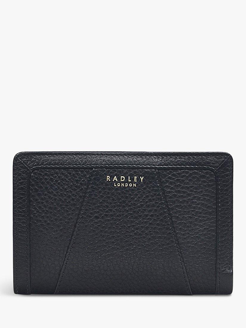 Radley Wood Street 2.0 Medium Leather Zip-Top Purse, Black