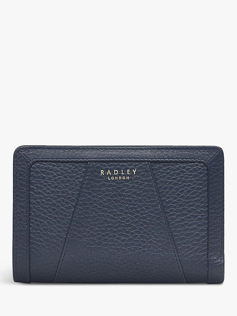 Radley Wood Street 2.0 Medium Leather Zip-Top Purse, Ink