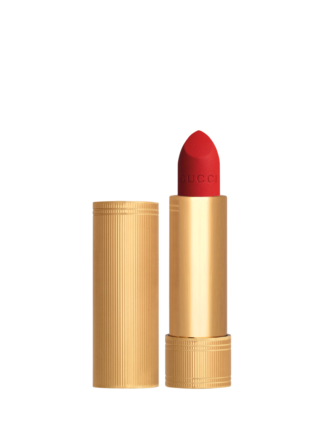 Product image 1 of 8, which shows Gucci Rouge À Lèvres Matte Lipstick, 500 Odalie Red