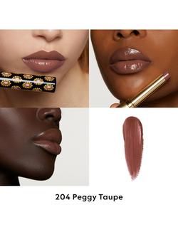 Gucci Rouge de Beauté Brillant High-Shine Lipstick - view 2, 204 Peggy Taupe