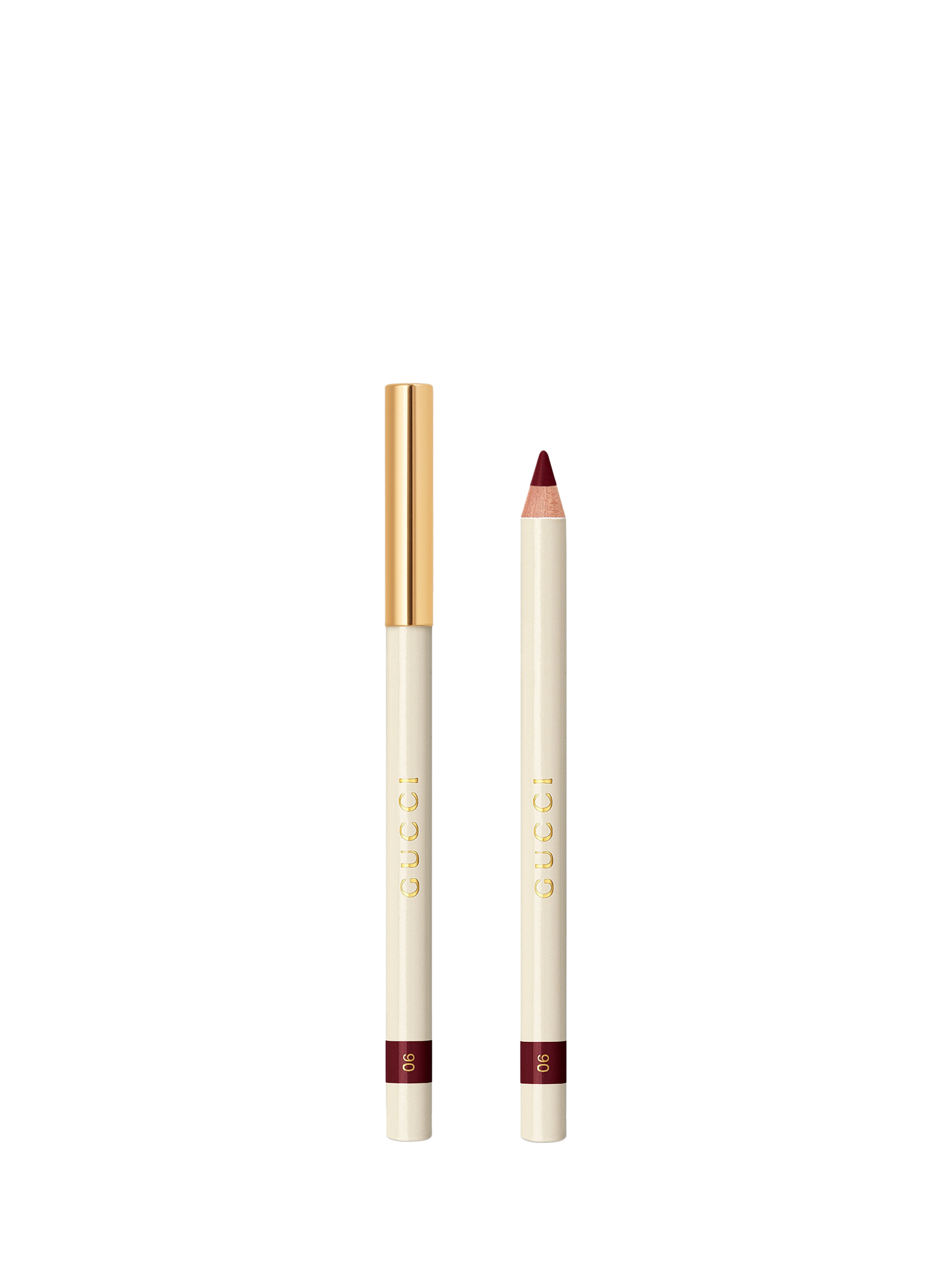 Product image 1 of 6, which shows Gucci Crayon Contour Des Lèvres Lip Pencil, 06 Rust Red