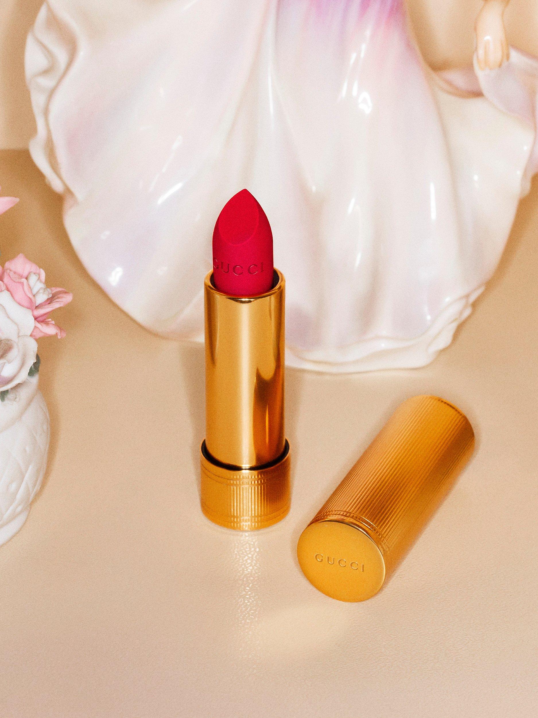 Product image 7 of 8, which shows Gucci Rouge À Lèvres Satin Lipstick, 103 Carol Beige