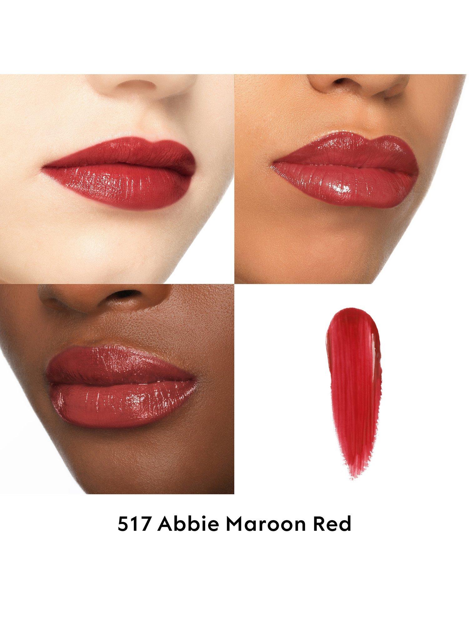 口紅 GUCCI ROUGE DE ABBIE MAROON RED 517 517 Abbie Maroon Red, Rouge De Beauté Brillant in 517 Abbie