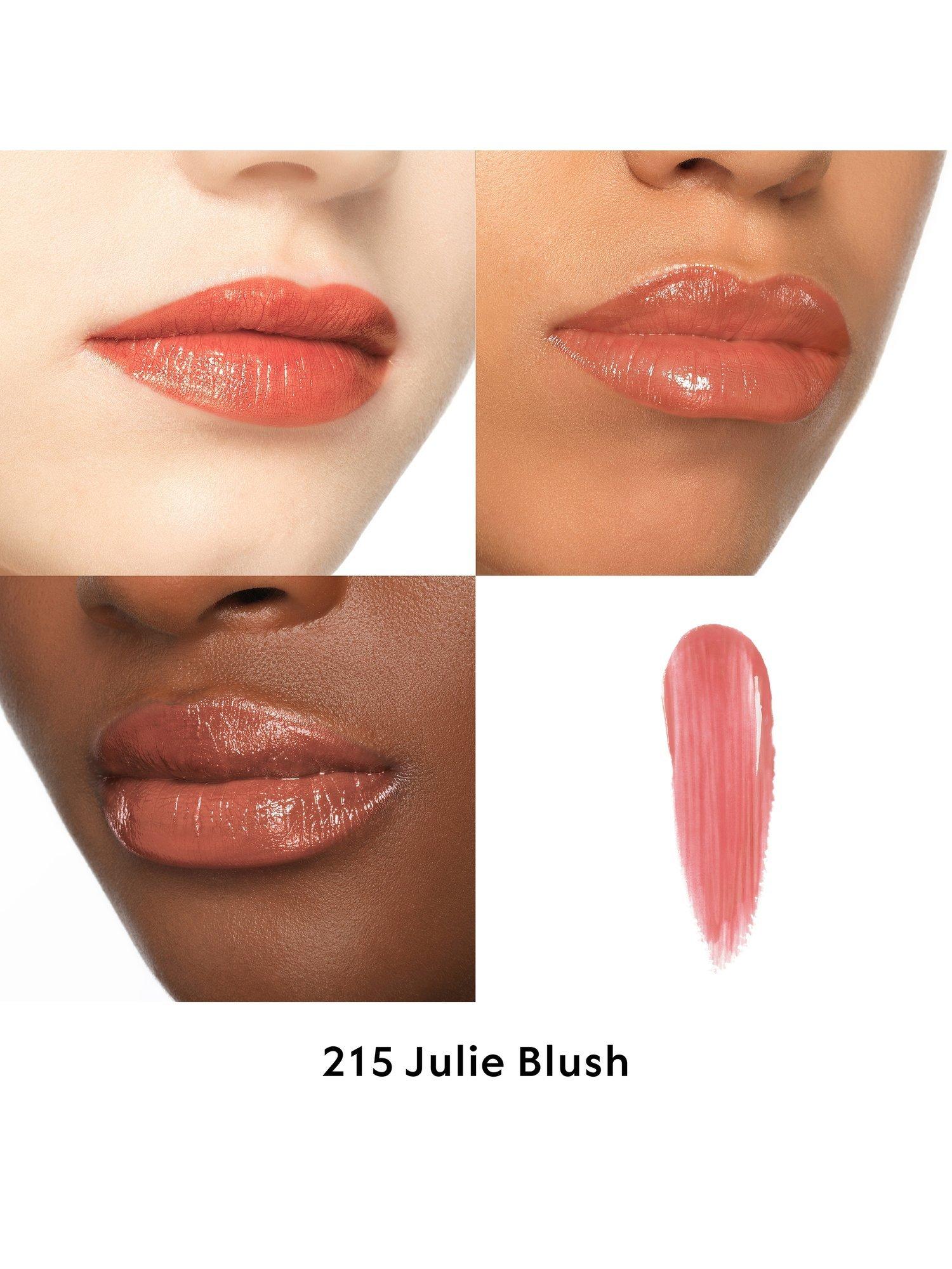 Product image 2 of 8, which shows Gucci Rouge de Beauté Brillant High-Shine Lipstick, 215 Julie Blush