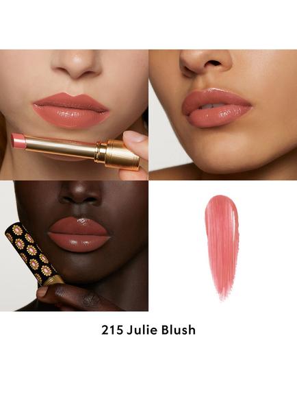 Gucci Rouge de Beauté Brillant High-Shine Lipstick - view 2, 215 Julie Blush