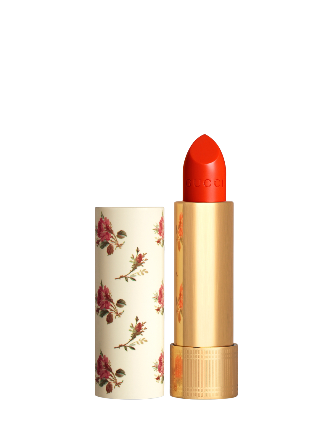 Product image 1 of 8, which shows Gucci Rouge À Lèvres Voile Lipstick,  518 Amy Blush
