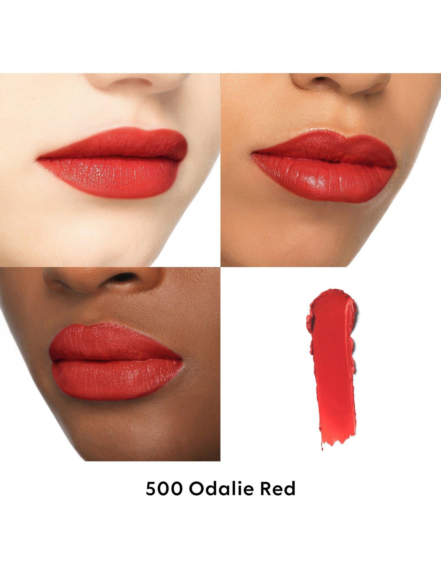 Product image 2 of 8, which shows Gucci Rouge À Lèvres Satin Lipstick, 500 Odalie Red