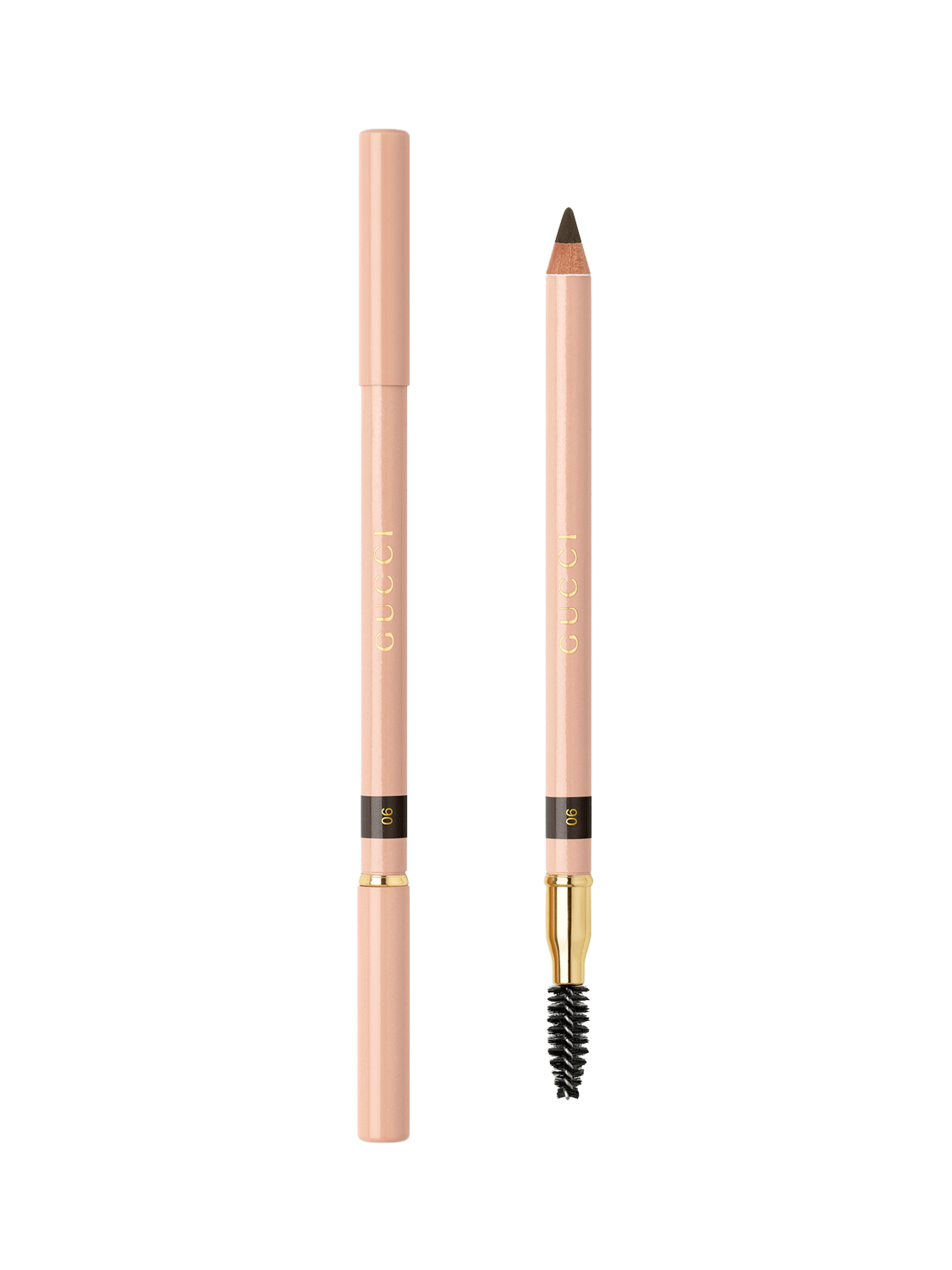 Product image 1 of 4, which shows Gucci Crayon Définition Sourcils Powder Eyebrow Pencil, 06 Noir