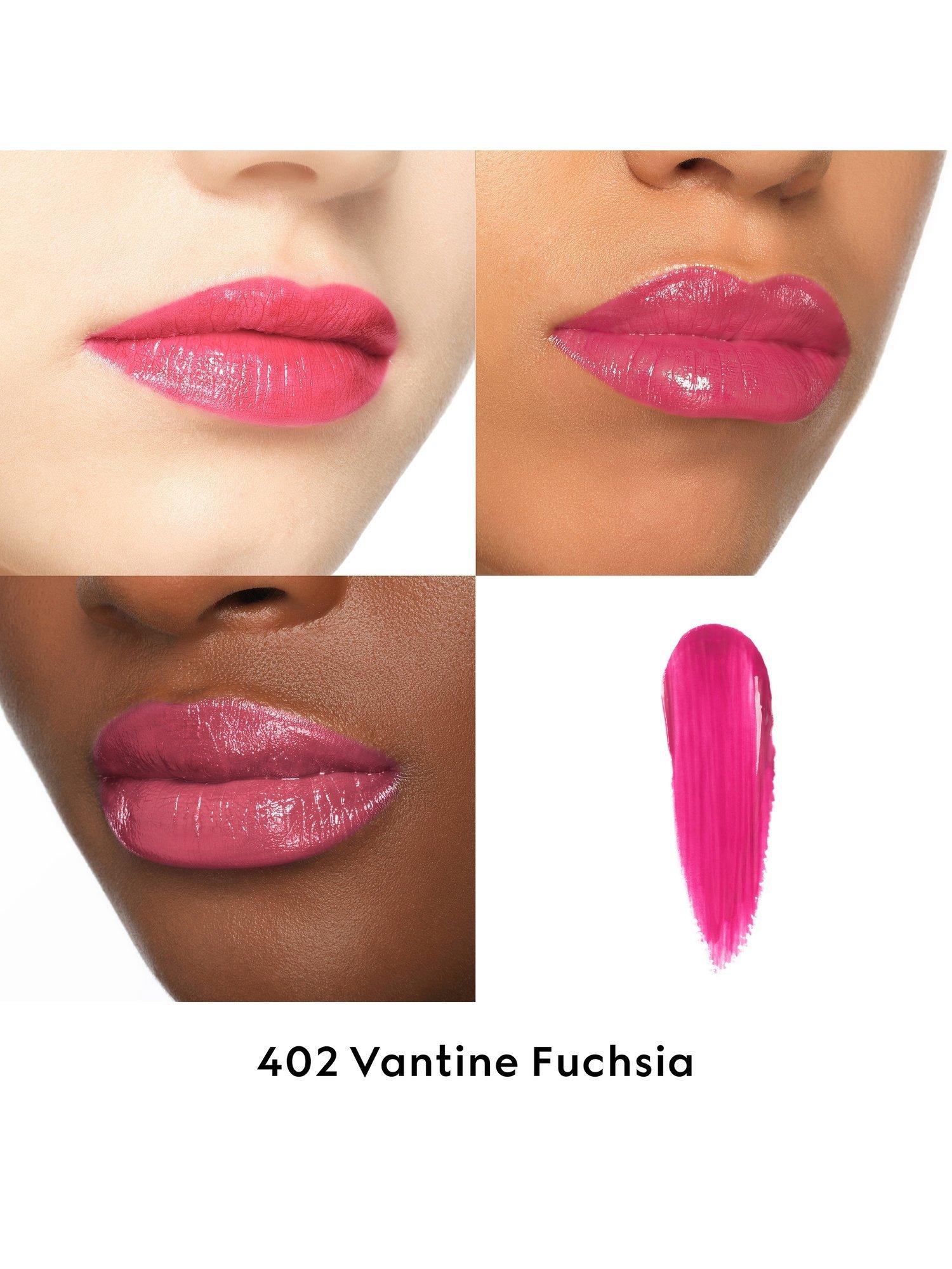 Product image 2 of 8, which shows Gucci Rouge de Beauté Brillant High-Shine Lipstick, 402 Vantine Fuchsia