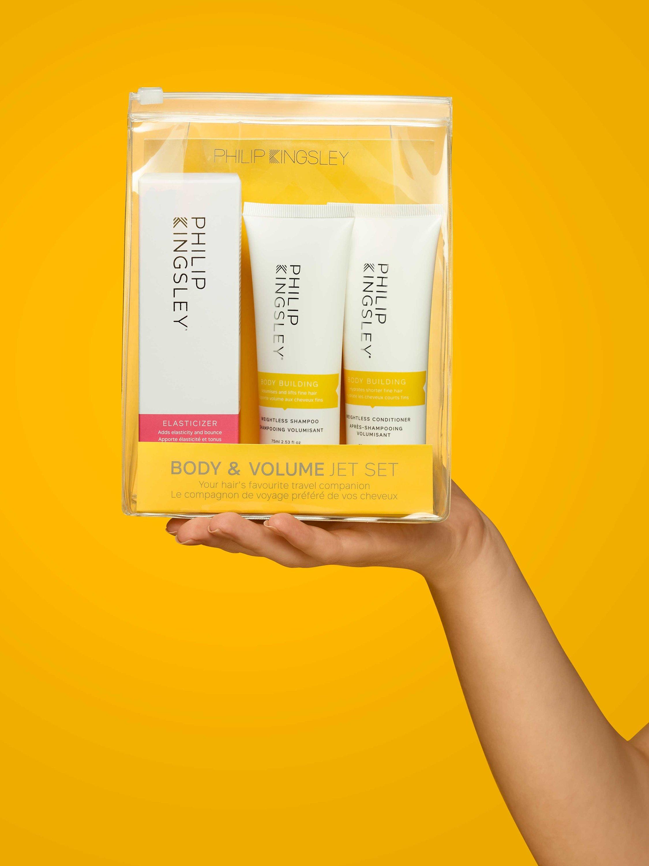 Product image 2 of 3, which shows Philip Kingsley Body & Volume Jet Set Haircare Gift Set