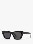 Celine CL40187I Women's Cat's Eye Sunglasses, Black/Grey