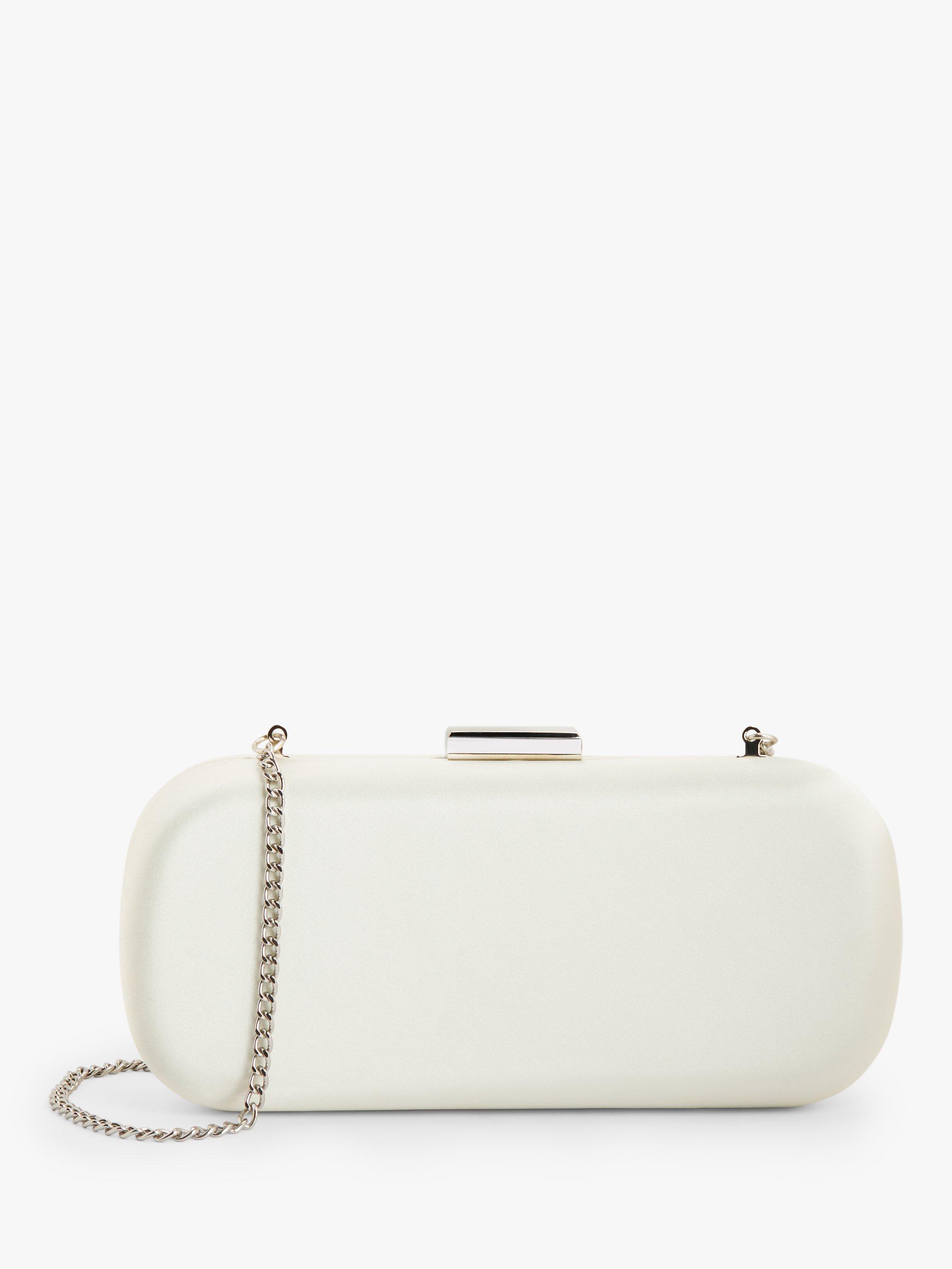 John Lewis Stella Clutch Bag, Ivory