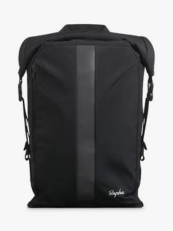Rapha Water Resistant Roll Top Backpack, Black, Basic Black