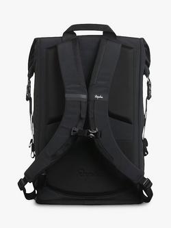 Rapha Water Resistant Roll Top Backpack, Black - view 2, Basic Black