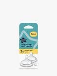 Tommee Tippee Advanced Anti-Colic Medium Flow Baby Bottle Breast Like Teats, Pack of 2