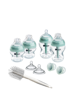 Tommee Tippee Advanced Anti-Colic Baby Bottle Newborn Starter Kit, Muted