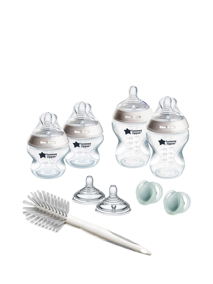 Tommee Tippee Natural Start Baby Bottle Newborn Starter Kit, Muted, Muted