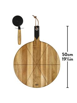 Gentlemen's Hardware Pizza Board & Cutter - view 2, Multi