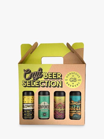 Gorgeous Brewery Craft Beer Selection, 4 x 330ml, Multi
