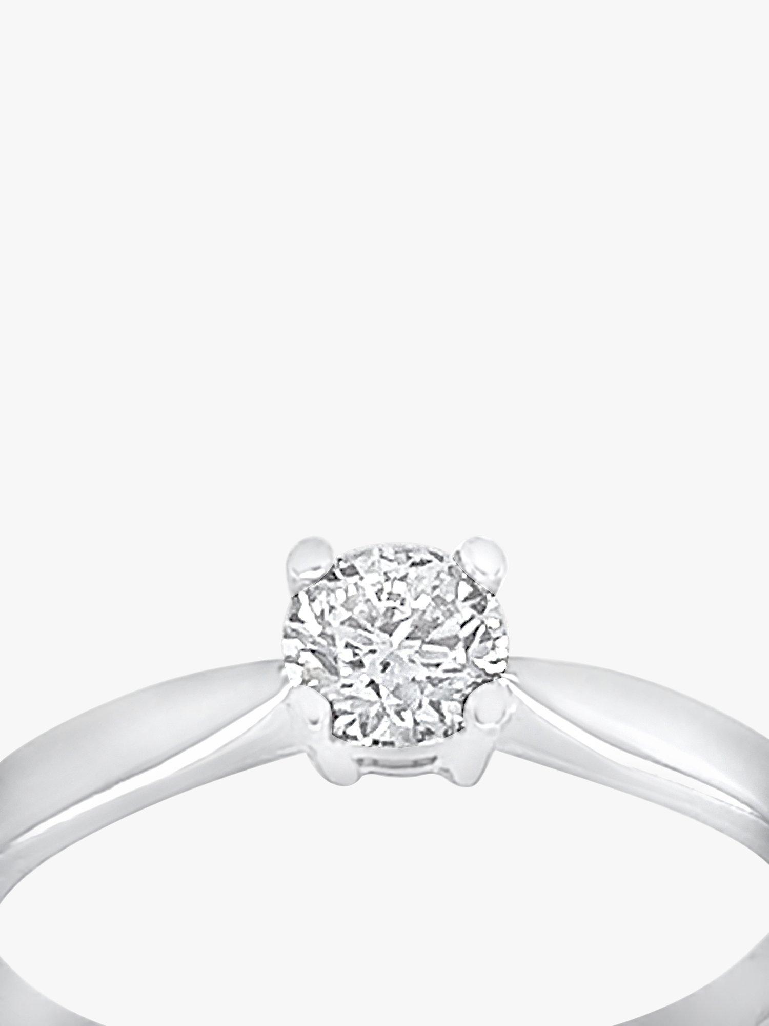 Product image 5 of 5, which shows Milton & Humble Jewellery Pre-Loved 18ct White Gold Solitaire Diamond Ring