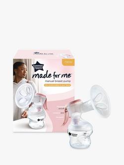 Tommee Tippee Made For Me Manual Breast Pump - view 2, White/Pink