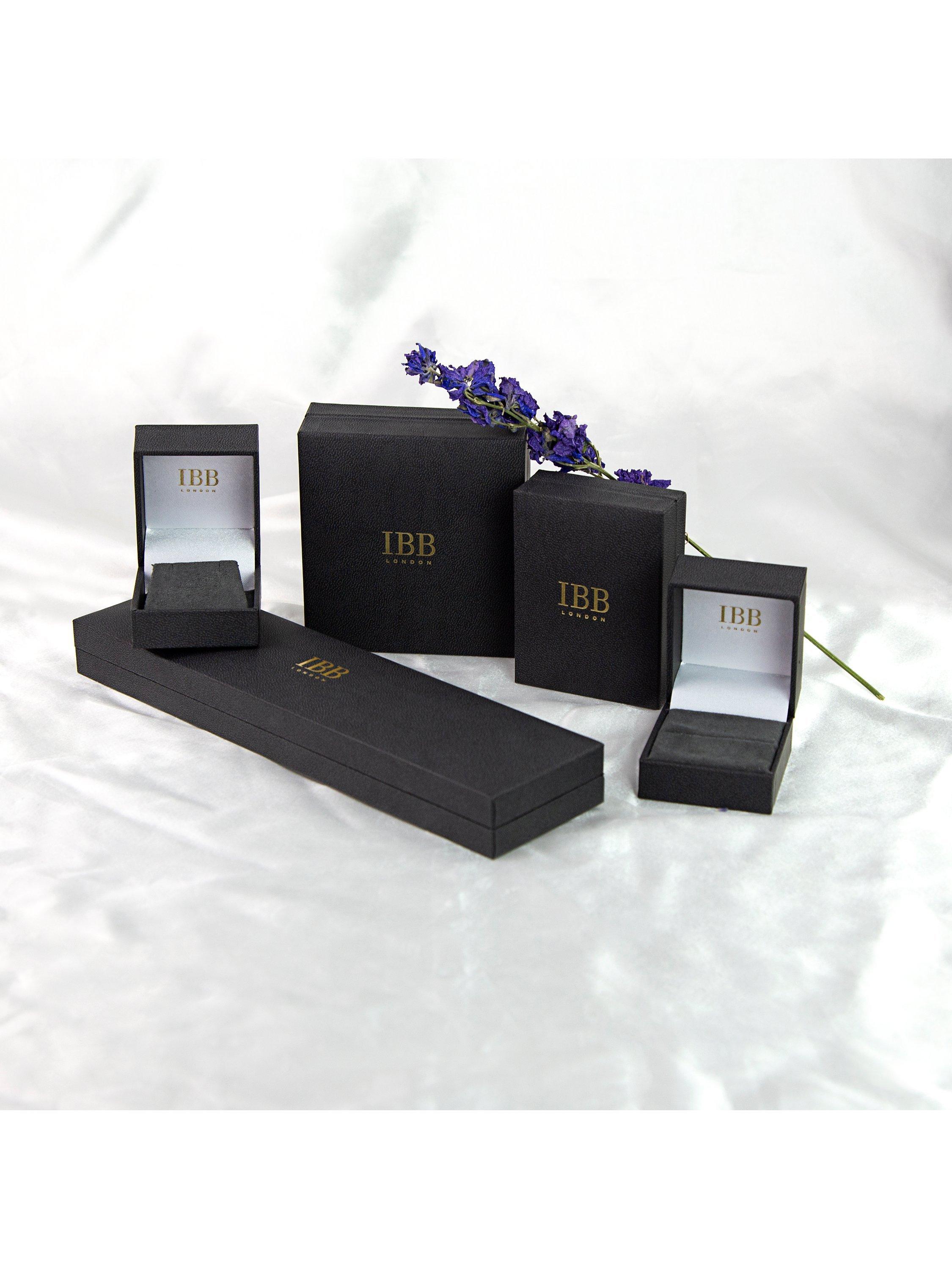 Product image 6 of 6, which shows IBB 9ct Gold Horn Pendant Necklace, Gold