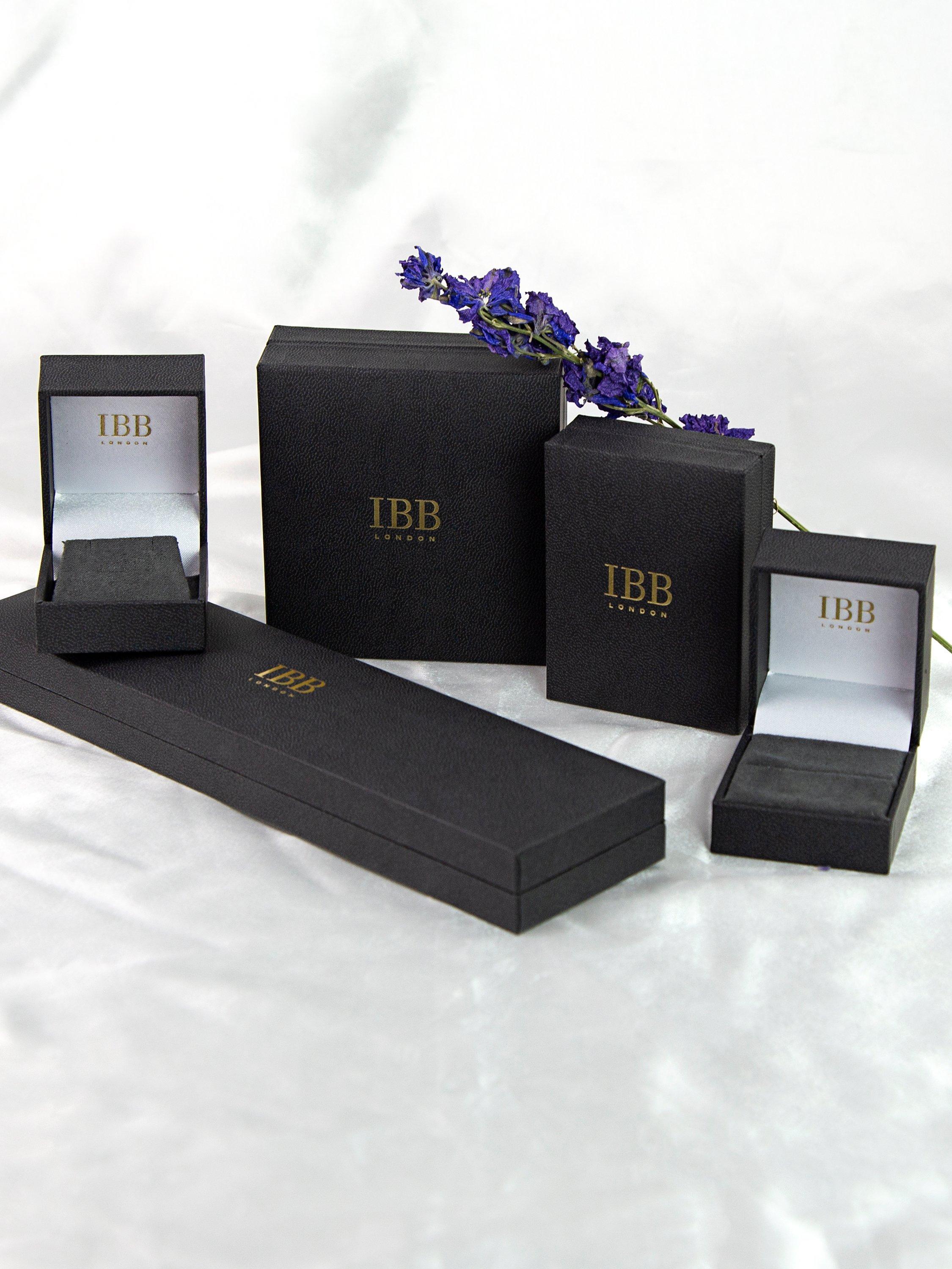 Product image 6 of 6, which shows IBB 9ct Gold Diamond Cut Flat Curb Chain Bracelet, Gold