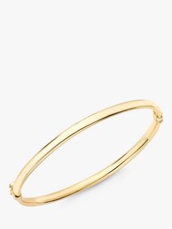 IBB 18ct Gold Bangle Bracelet, Gold, Yellow Gold
