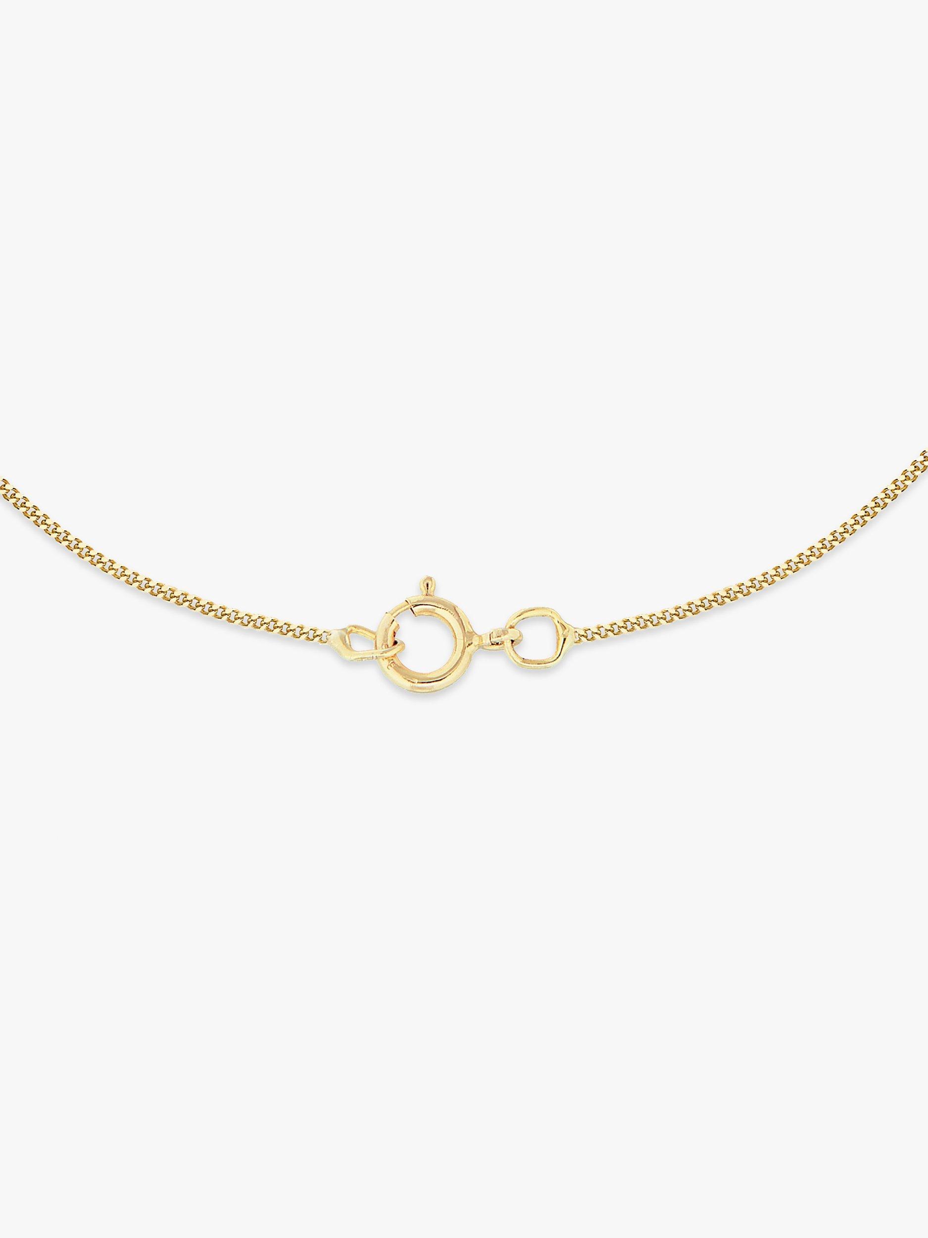Product image 4 of 6, which shows IBB 9ct Gold Boxing Glove Pendant Necklace, Gold