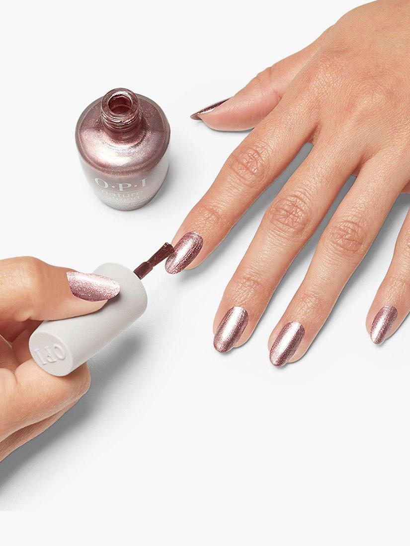 Product image 5 of 5, which shows OPI Nature Strong Natural Nail Lacquer, Intentions are Rose Gold