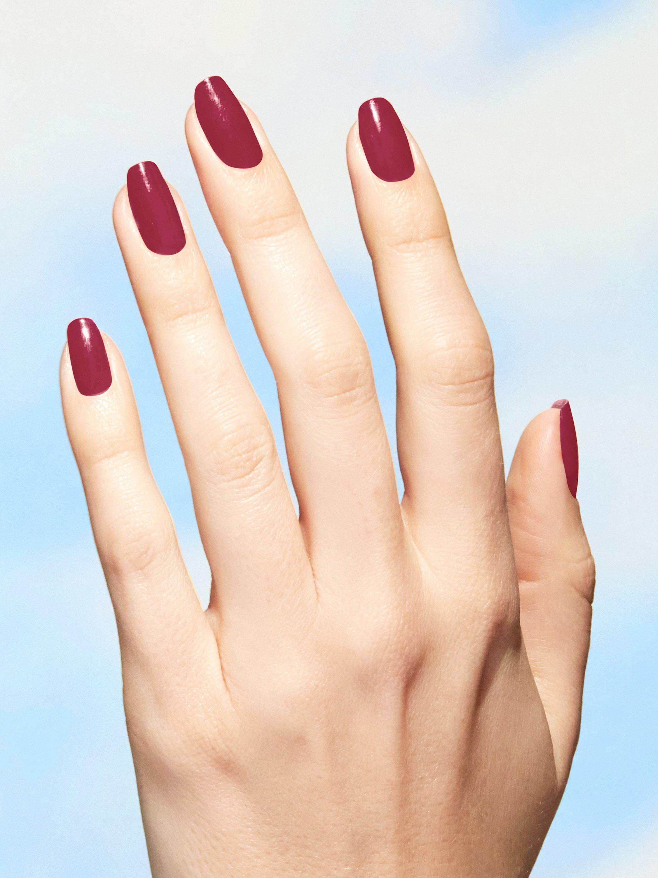 Product image 3 of 5, which shows OPI Nature Strong Natural Nail Lacquer, Give a Garnet