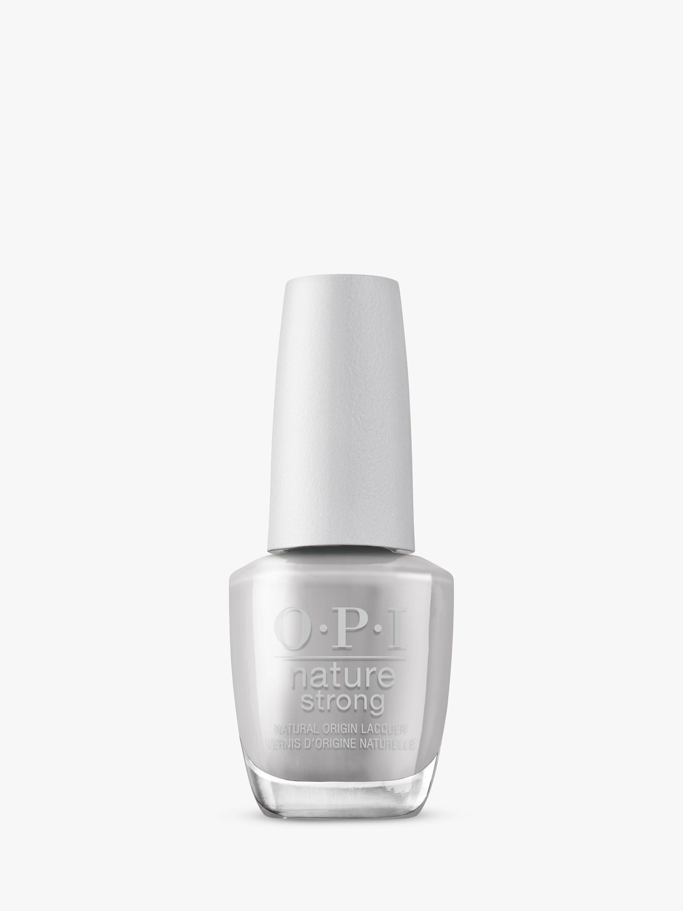 Product image 1 of 5, which shows OPI Nature Strong Natural Nail Lacquer, Dawn of a New Gray