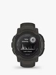 Garmin Instinct 2 Solar Solar-Powered Rugged GPS Smartwatch, Graphite