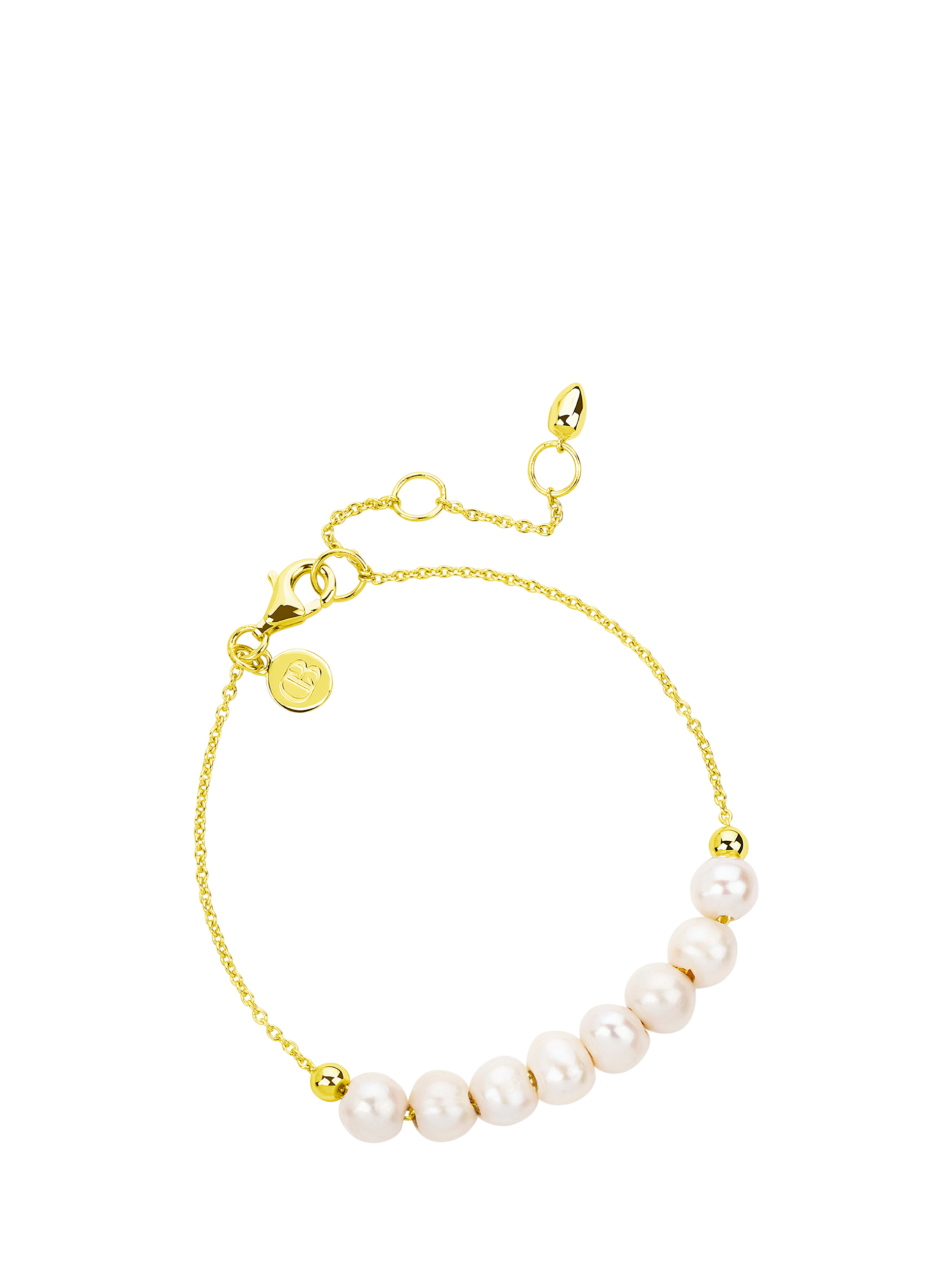 Claudia Bradby Ange Freshwater Pearl Bangle, Gold